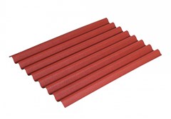 ONDULINE Malá vlnitá asfaltová střešní deska EASYLINE INTENSE 100/76cm - červená ONDULINE Malá vlnitá asfaltová střešní deska EASYLINE INTENSE 100/76cm - červená